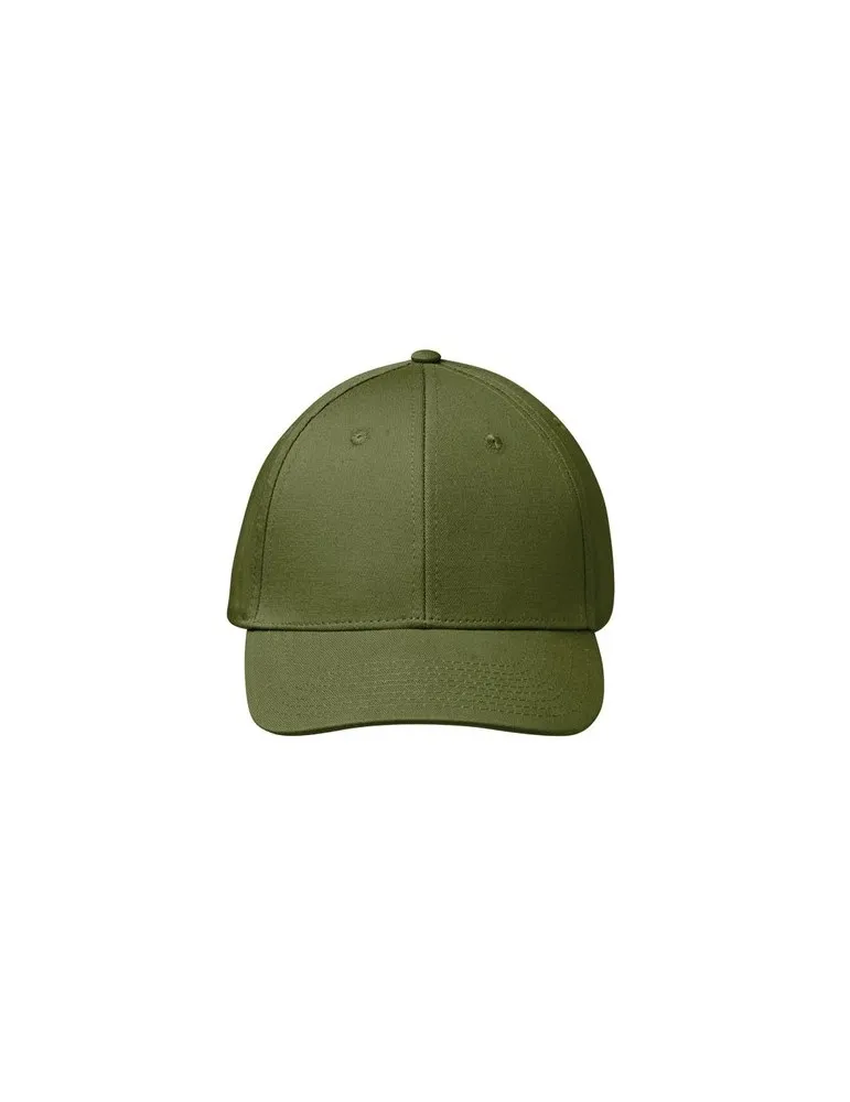Casquette baseball à 6 pans publicitaire BAHAMAS Couleurs : vert personnalisation rapide en France