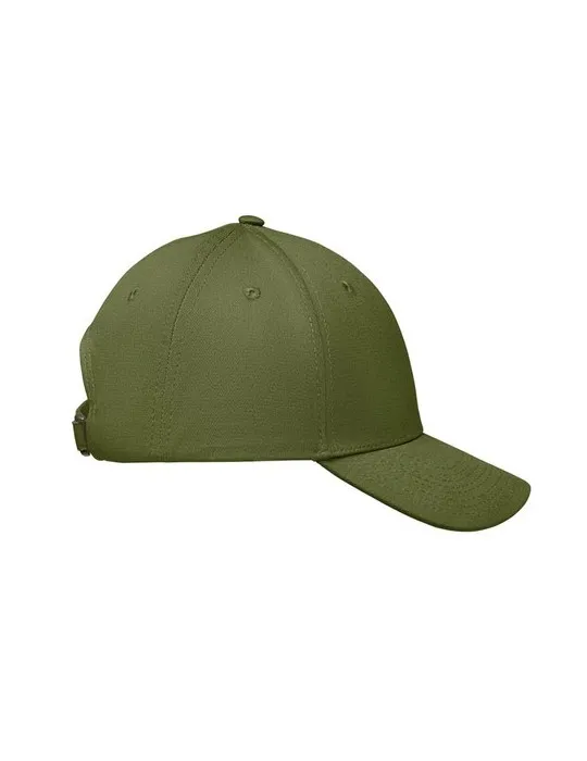 Casquette baseball à 6 pans publicitaire BAHAMAS Couleurs : vert cadeau entreprise pas cher