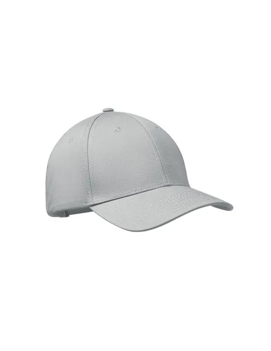 Casquette baseball à 6 pans publicitaire BAHAMAS Couleurs : noir personnalisable avec votre logo