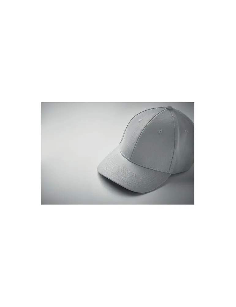 Casquette baseball à 6 pans publicitaire BAHAMAS Couleurs : noir impression haute définition