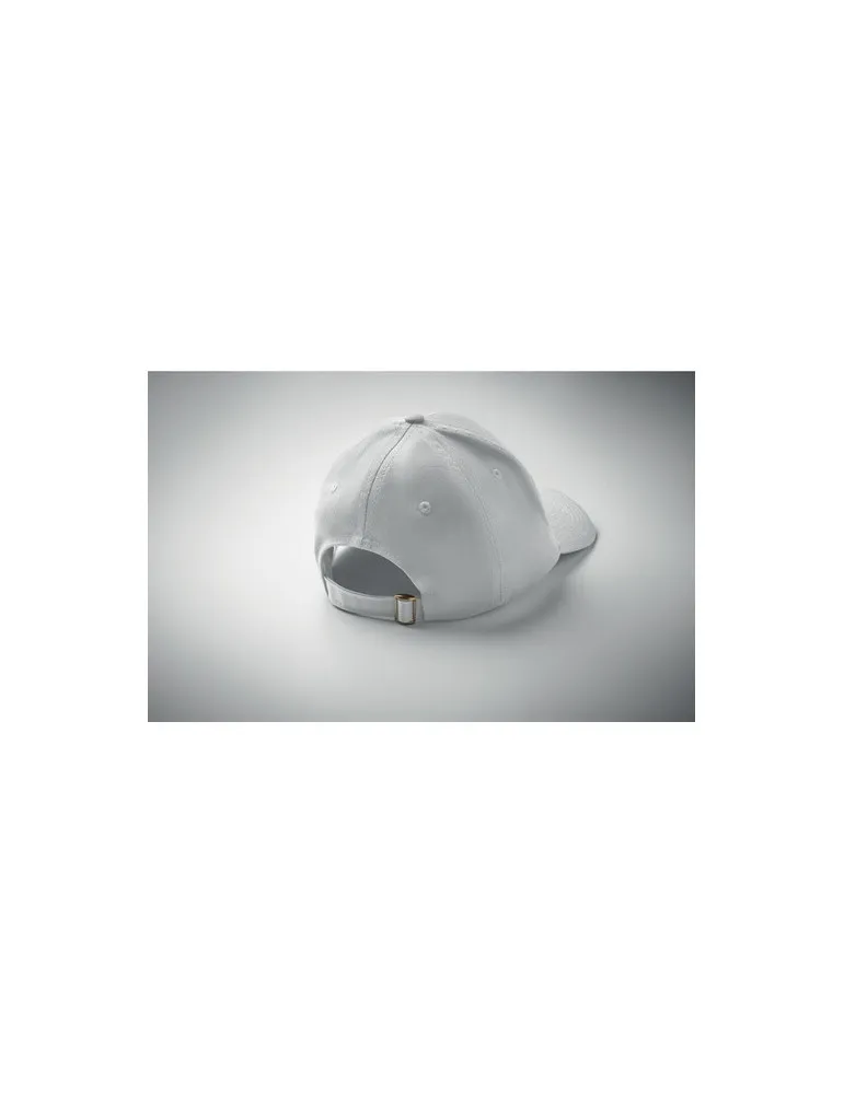 Casquette baseball à 6 pans publicitaire BAHAMAS Couleurs : marron pâle objet promo petit budget