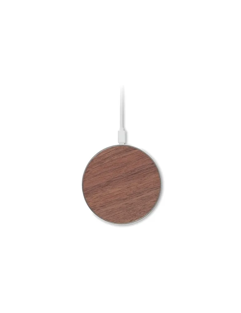 Chargeur sans fil écologique 15W de NEUZ Matières : plastique Couleurs : blanc goodies publicitaire événementiel