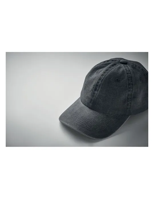 Casquette baseball écologique à 6 pans BEAU Matières : plastique Couleurs : blanc personnalisation rapide en France