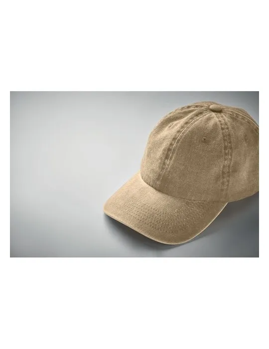 Casquette baseball écologique à 6 pans BEAU Matières : plastique Couleurs : blanc accessoire événementiel unique