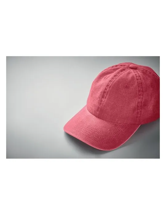 Casquette baseball écologique à 6 pans BEAU Matières : plastique Couleurs : bleu marine impression logo haute qualité