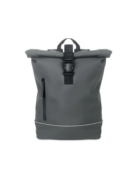 Sac à dos publicitaire en PU pour ordinateur 15 pouces MO2581-15 LAPTOSA Matières : plastique Couleurs : bleu goodies publicitai