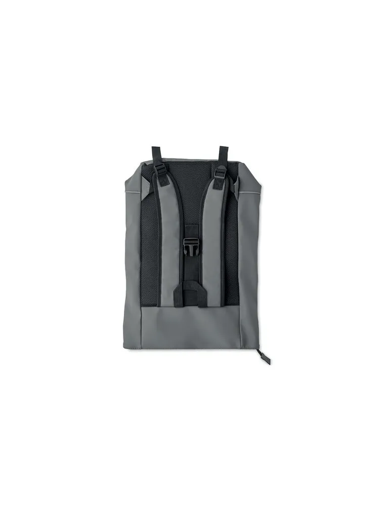 Sac à dos publicitaire en PU pour ordinateur 15 pouces MO2581-15 LAPTOSA Matières : plastique Couleurs : bleu objet promotionnel