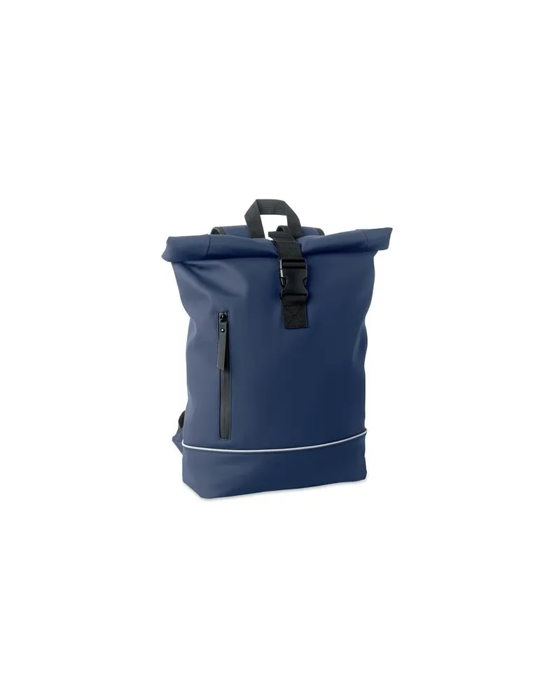 Sac à dos publicitaire en PU pour ordinateur 15 pouces MO2581-15 LAPTOSA Matières : plastique Couleurs : orange personnalisable 