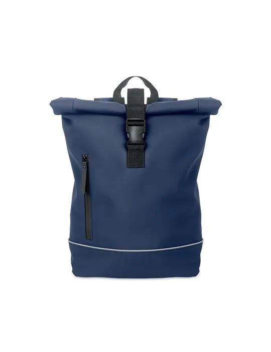 Sac à dos publicitaire en PU pour ordinateur 15 pouces MO2581-15 LAPTOSA Matières : plastique Couleurs : orange impression haute