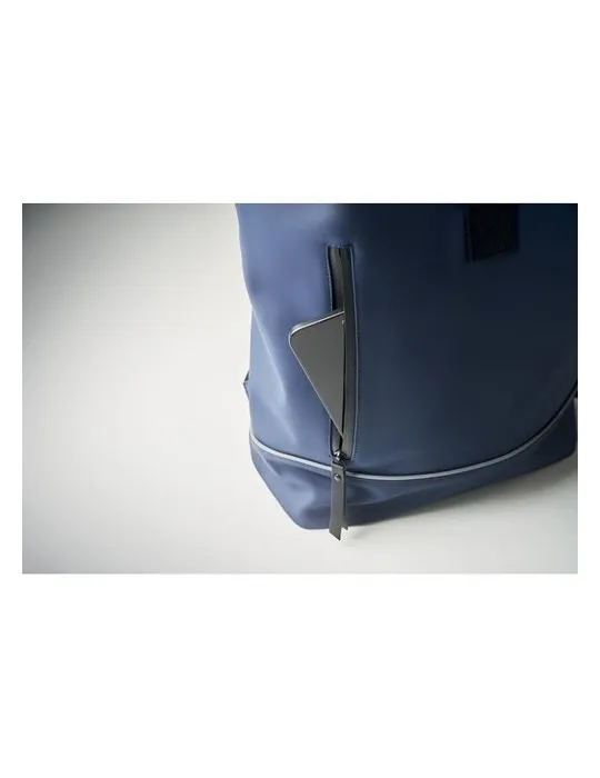 Sac à dos publicitaire en PU pour ordinateur 15 pouces MO2581-15 LAPTOSA Matières : plastique Couleurs : orange accessoire événe