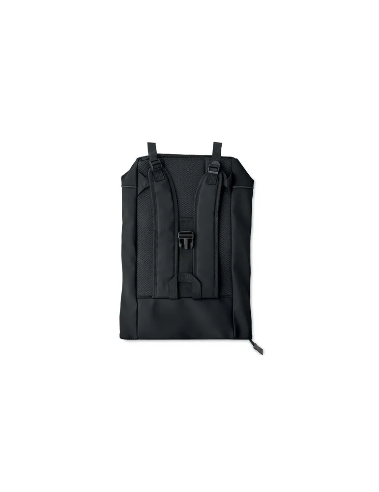 Sac à dos publicitaire en PU pour ordinateur 15 pouces MO2581-15 LAPTOSA Matières : plastique Couleurs : blanc livraison express