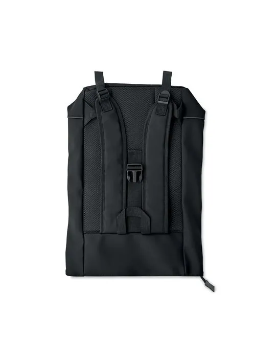 Sac à dos publicitaire en PU pour ordinateur 15 pouces MO2581-15 LAPTOSA Matières : plastique Couleurs : blanc livraison express