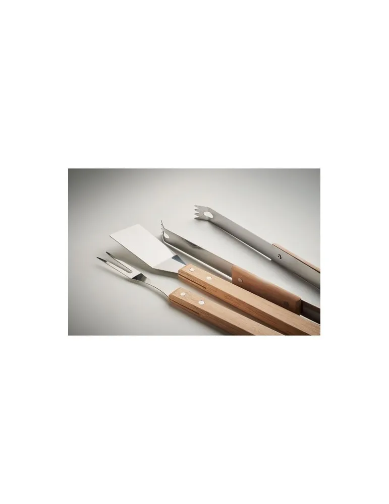 Set de barbecue  en chêne SMOKEY