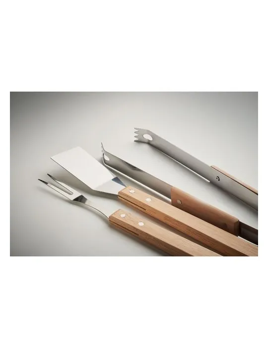 Set de barbecue  en chêne SMOKEY