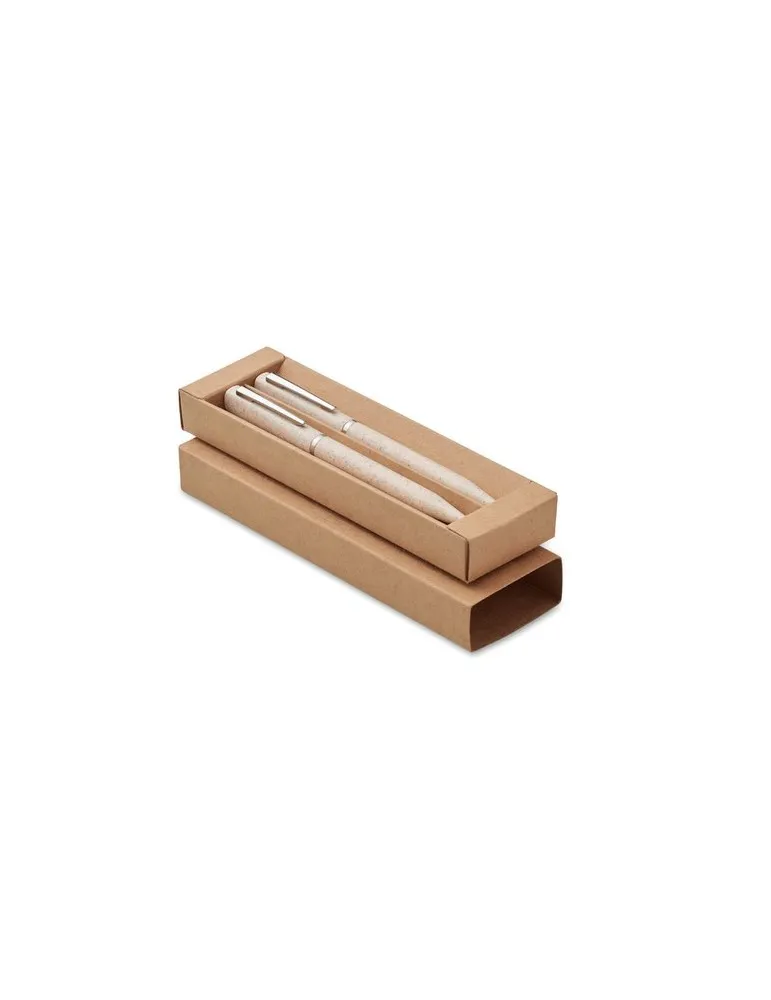 Set de stylo paille de blé/ABS PEAT