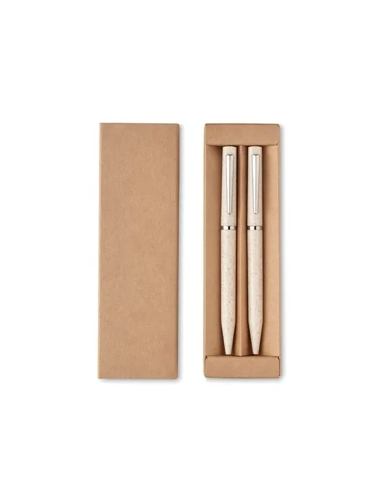 Set de stylo paille de blé/ABS PEAT