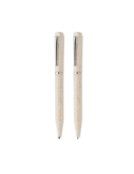 Set de stylo paille de blé/ABS PEAT
