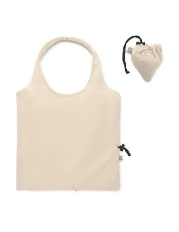 Sac shopping pliable écologique 140 gr/m² CARRIE Matières : plastique Couleurs : blanc