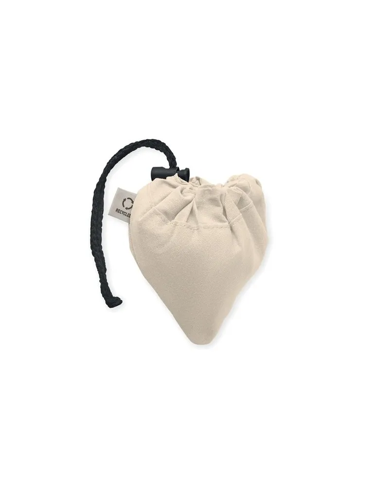 Sac shopping pliable écologique 140 gr/m² CARRIE Matières : plastique Couleurs : blanc cadeau entreprise pas cher