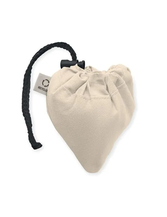 Sac shopping pliable écologique 140 gr/m² CARRIE Matières : plastique Couleurs : blanc cadeau entreprise pas cher