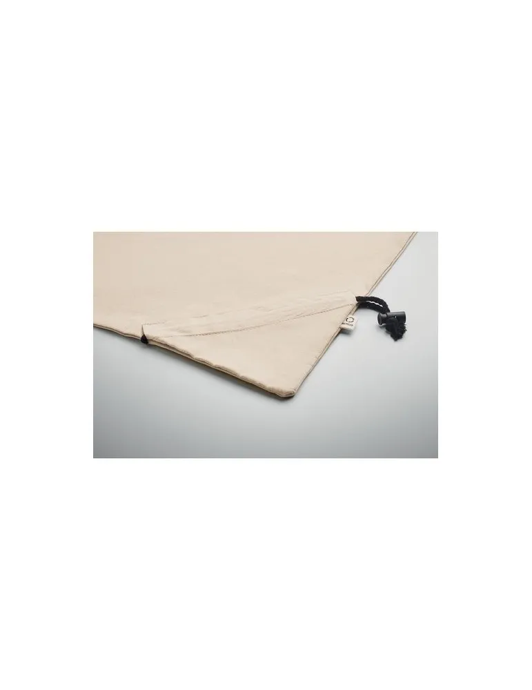 Sac shopping pliable écologique 140 gr/m² CARRIE Matières : plastique Couleurs : blanc marquage laser ultra précis