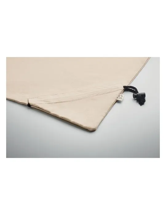 Sac shopping pliable écologique 140 gr/m² CARRIE Matières : plastique Couleurs : blanc marquage laser ultra précis