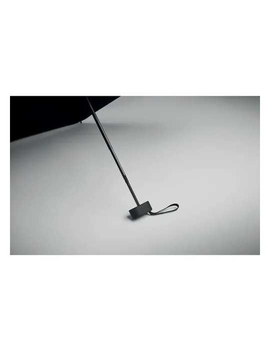 Parapluie pliable de 19 pouces personnalisé PORTLAND Matières : plastique Couleurs : blanc goodies publicitaire événementiel