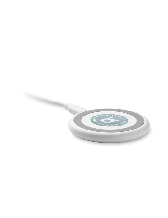 Chargeur sans fil écologique 3 en 1 15W WERLIES Matières : plastique Couleurs : blanc cadeau client original