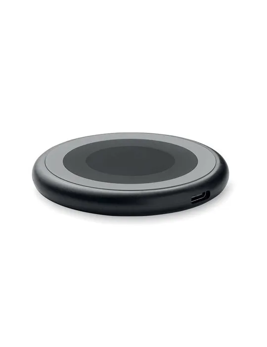 Chargeur sans fil écologique 3 en 1 15W WERLIES Matières : plastique Couleurs : métal cadeau entreprise pas cher