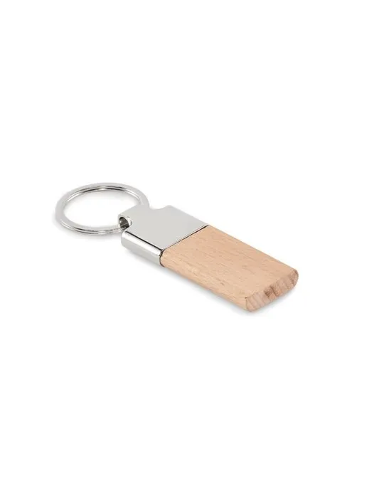 Porte-clés écologique en hévéa LLAVING Matières : plastique Couleurs : rouge