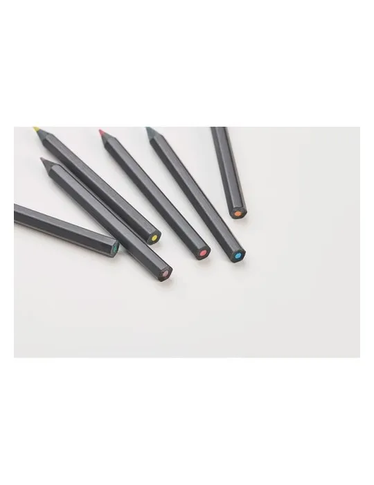 6 crayons de couleur NEGRO