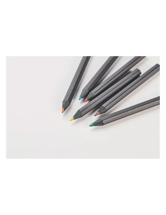 6 crayons de couleur NEGRO