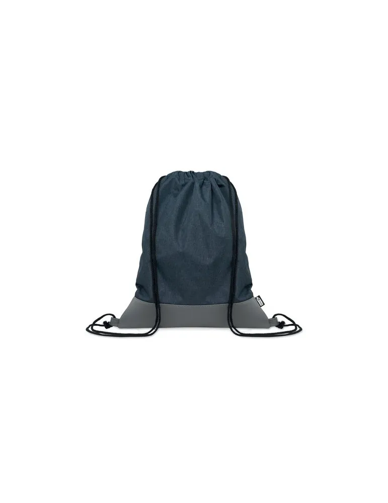 Sac à cordon personnalisable en PU RPET 2 tons LIBAG