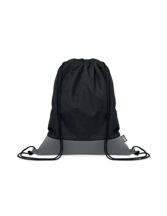 Sac à cordon personnalisable en PU RPET 2 tons LIBAG Matières : métal Couleurs : bleu personnalisable avec votre logo