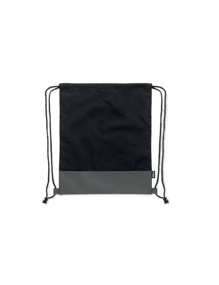 Sac à cordon personnalisable en PU RPET 2 tons LIBAG Matières : métal Couleurs : bleu goodies publicitaire événementiel