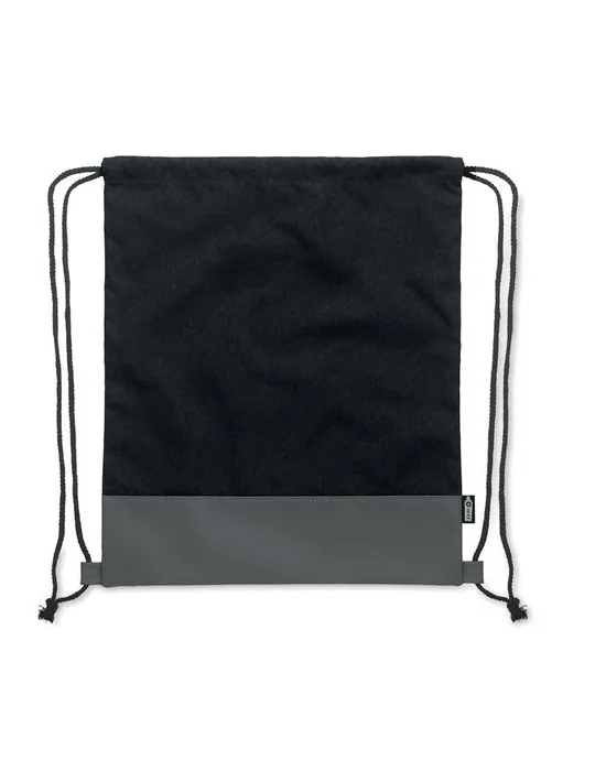 Sac à cordon personnalisable en PU RPET 2 tons LIBAG Matières : métal Couleurs : bleu goodies publicitaire événementiel