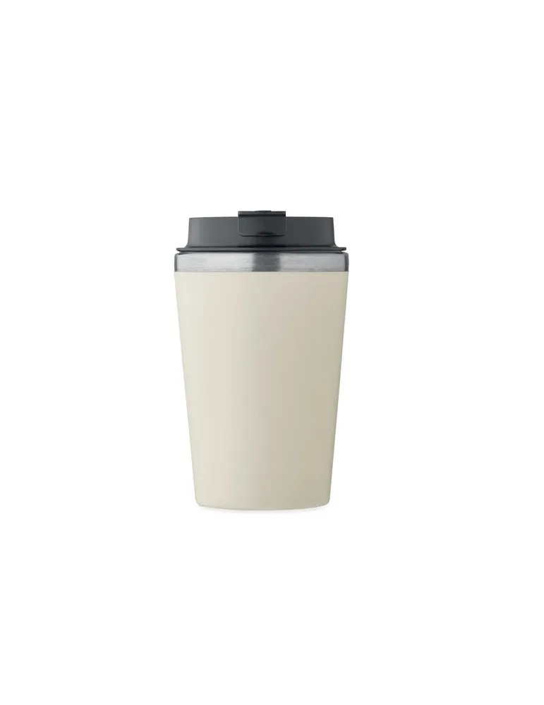 Gobelet en céramique personnalisé 350 ml BLERM Matières : plastique Couleurs : rose fluo objet promotionnel éco-responsable