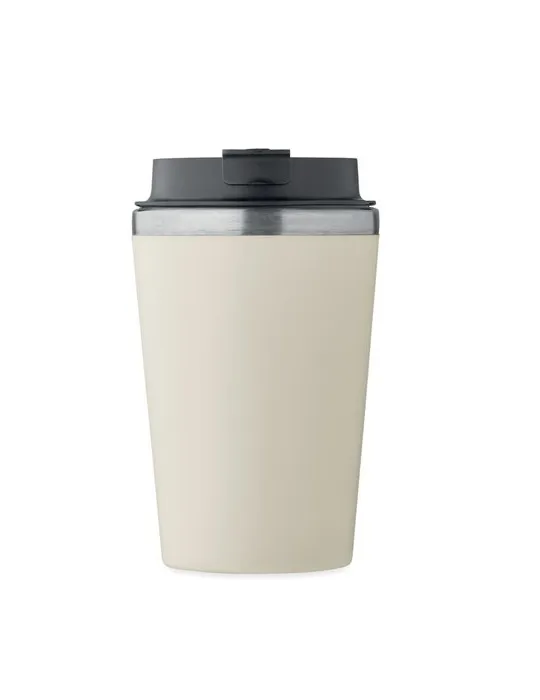 Gobelet en céramique personnalisé 350 ml BLERM Matières : plastique Couleurs : rose fluo objet promotionnel éco-responsable