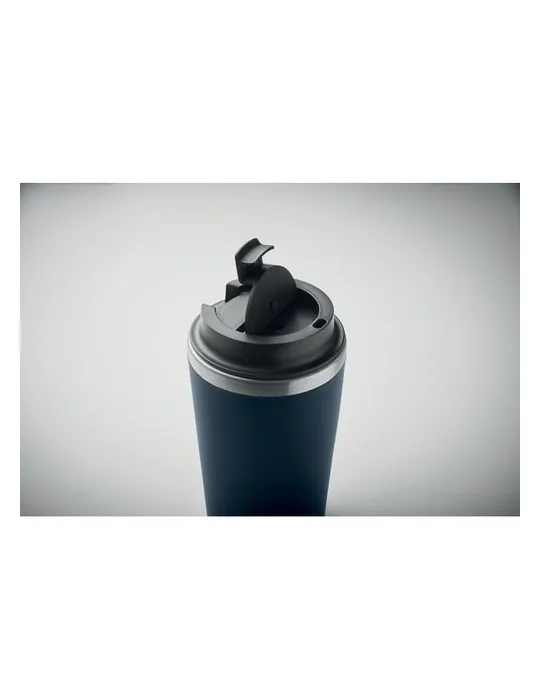 Gobelet en céramique personnalisé 350 ml BLERM Matières : plastique Couleurs : noir marquage couleur éclatante