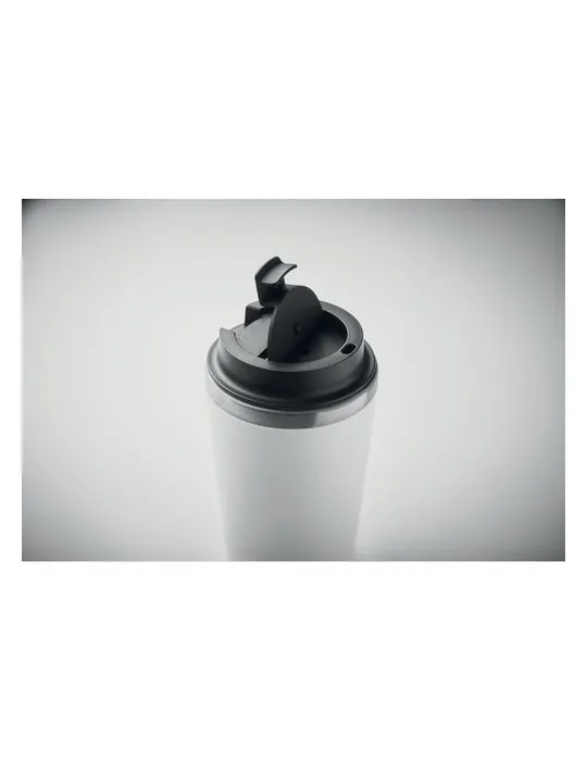 Gobelet en céramique personnalisé 350 ml BLERM Matières : plastique Couleurs : vert clair transparent goodies personnalisé en st