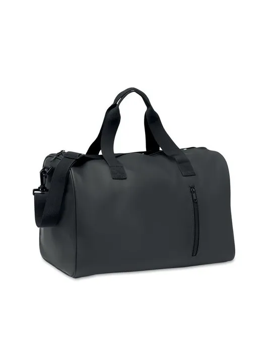 Sac de sport personnalisable en PU souple CAMP Matières : plastique Couleurs : violet foncé givré