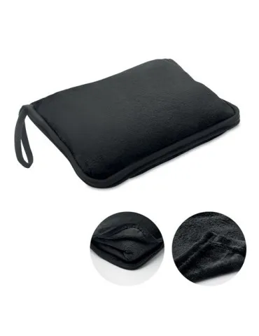 Couvertures de voyage 2 en 1 personnalisables et confortables COZY Matières : plastique Couleurs : orange givré 2