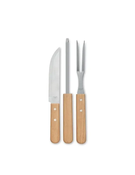 Ustensiles de BBQ personnalisables en acier inox - TOOLDERA Matières : plastique Couleurs : fuchsia impression haute définition