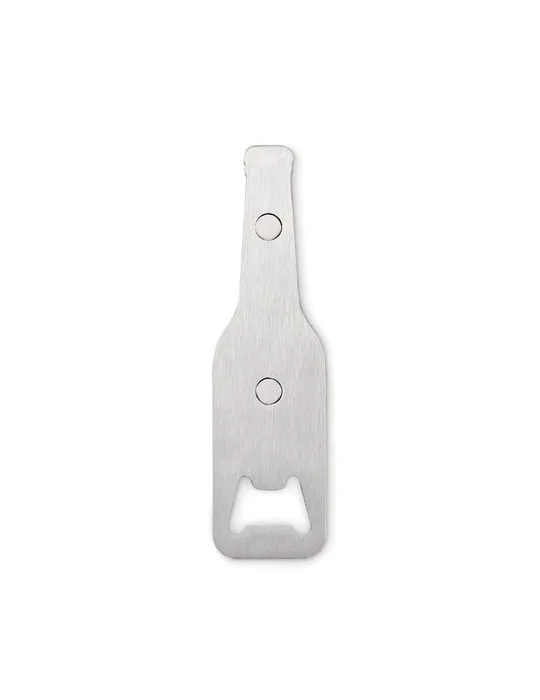 Décapsuleur personnalisable en bambou BUPER Matières : plastique Couleurs : bleu givré cadeau entreprise pas cher