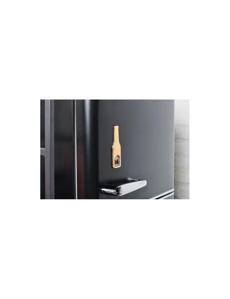 Décapsuleur personnalisable en bambou BUPER Matières : plastique Couleurs : bleu givré impression haute définition