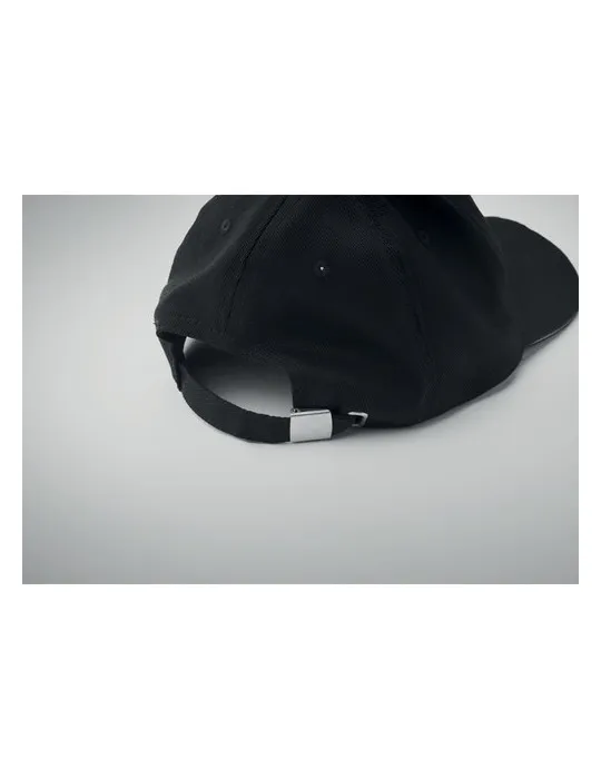 Casquette LED en coton 5 pans personnalisable LUZCAP Matières : plastique Couleurs : rouge givré personnalisation rapide en Fran