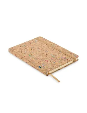 Cahier A5 personnalisable en liège de couleur CORNOTA Matières : plastique Couleurs : violet