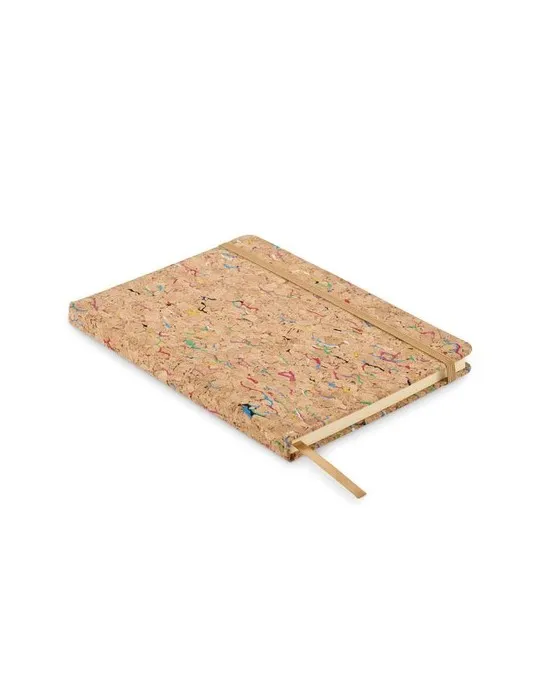 Cahier A5 personnalisable en liège de couleur CORNOTA Matières : plastique Couleurs : violet