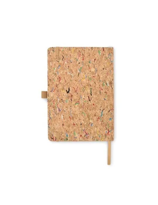 Cahier A5 personnalisable en liège de couleur CORNOTA Matières : plastique Couleurs : violet personnalisable avec votre logo