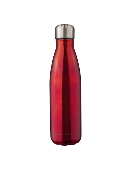 Gourde isotherme personnalisée en acier inoxydable recyclé de 500 ml - Clifford Matières : plastique Couleurs : blanc